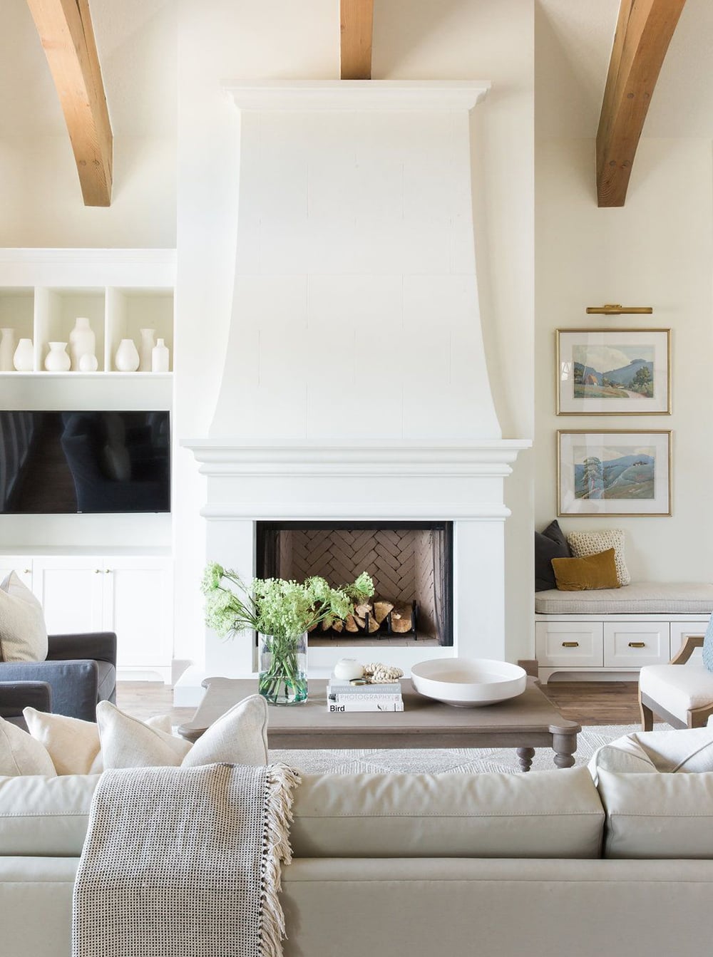 Design Discussion : TV Over the Fireplace - Room for Tuesday