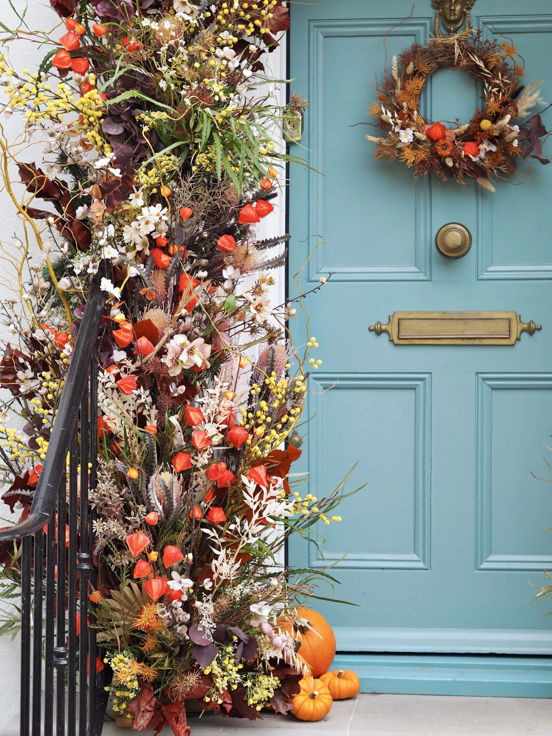 DIY Autumn Door Arch Home Decor Idea — MELANIE LISSACK INTERIORS