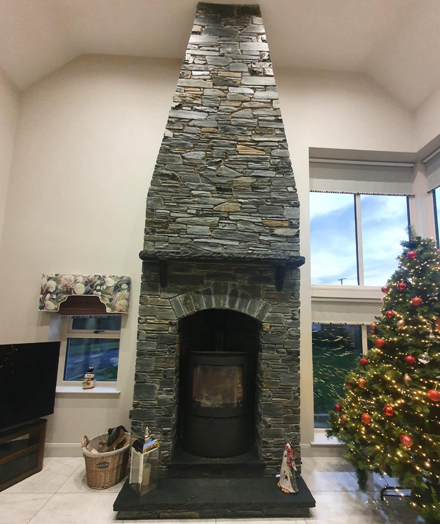 Donegal Slate Fireplace - Coolestone - Exceptional range of natural stone, landscaping materials, paving solutions, porcelain tiles, and cobblestones