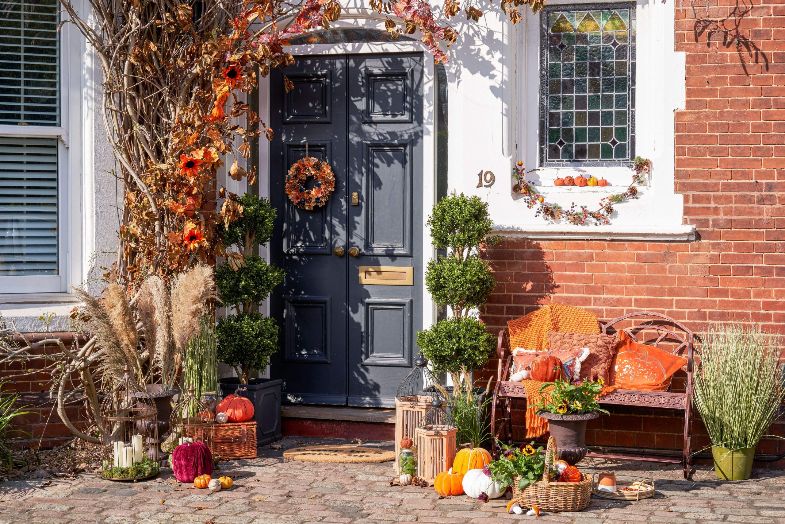 Doorscaping: How to create a fabulous front door display for autumn | The Independent