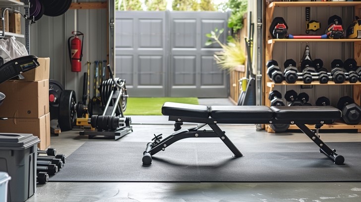Download Home gym setup Image - Garage, Fitness, Workout | StockCake