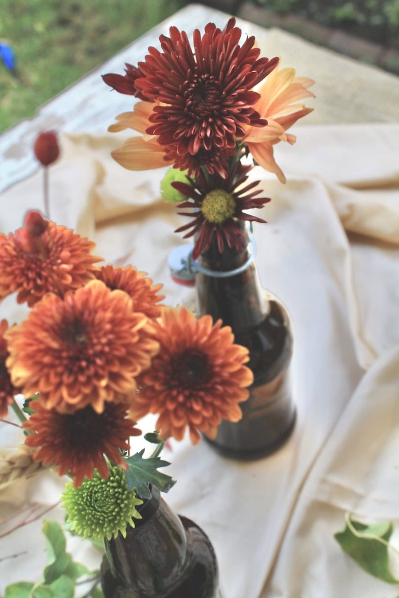 Easy Fall Flower Arrangements For An Autumn Table