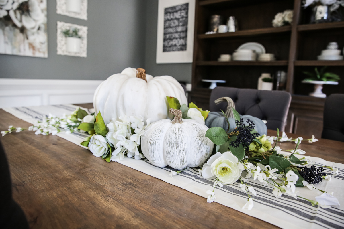 Easy Pumpkin Centerpiece - Bower Power