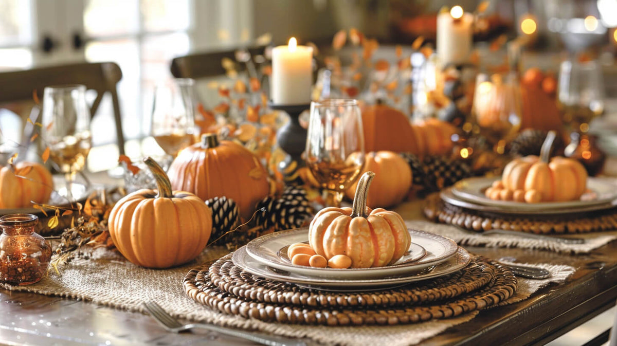 Elegant Thanksgiving Table Settings for Large Gatherings | eFavormart
