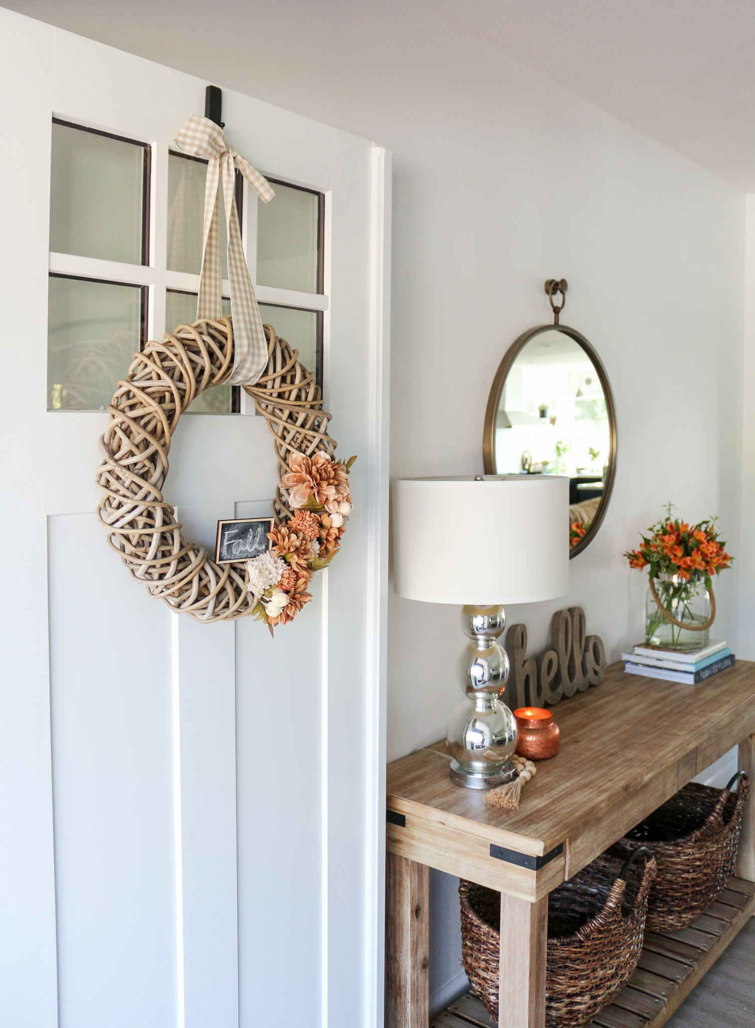 Fall Entryway Decor: Easy + Simple Ways to Welcome Fall into Your Home - 1111 Light Lane
