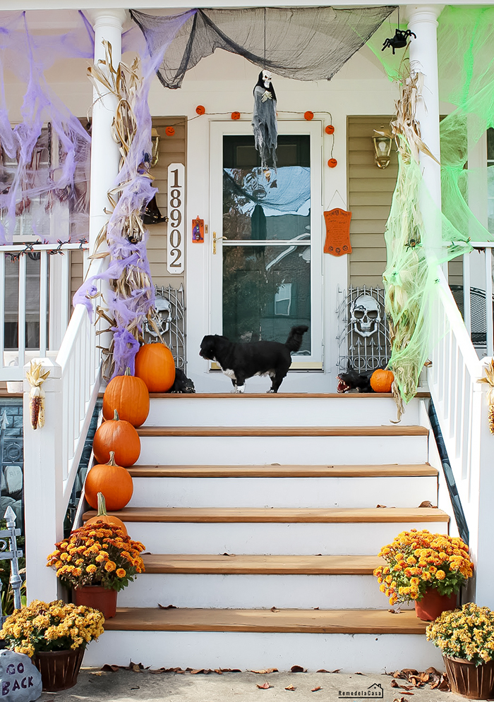 Fall - Halloween Porches - Remodelando la Casa