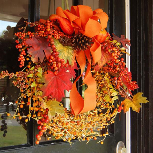 Fall Ideas for Designing DIY Wreaths, Festive Door Decorations