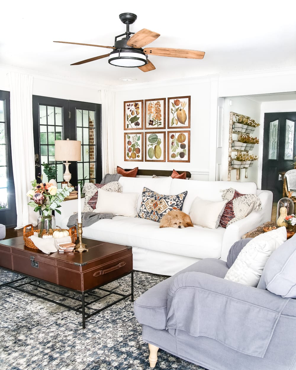 Fall Living Room Decor Ideas That Save Money and Time - Bless'er House