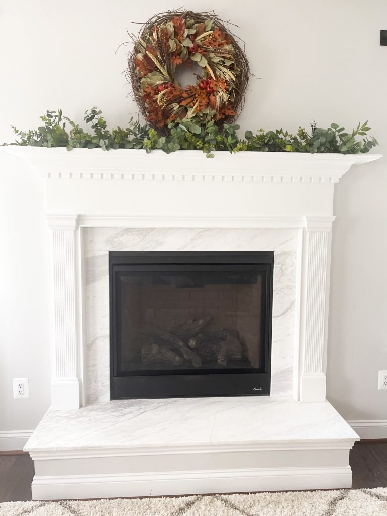 Fall Mantel Styling In A Few Simple Steps - White Lilac Farmhouse