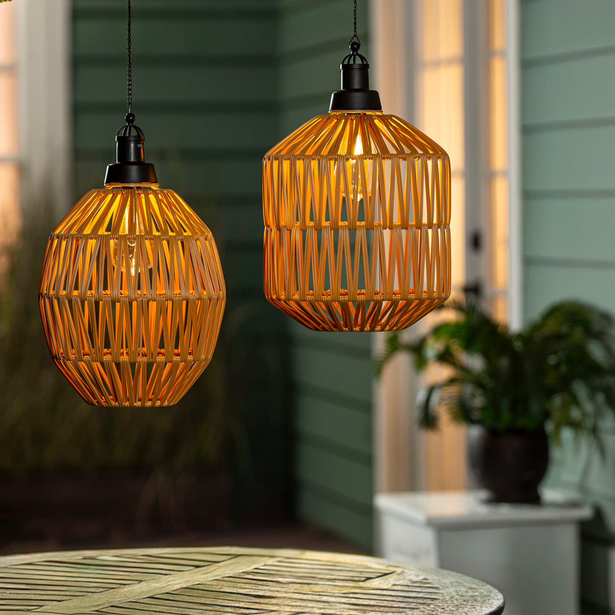 Fall Solar Lanterns Sol Wooden Solar Lantern