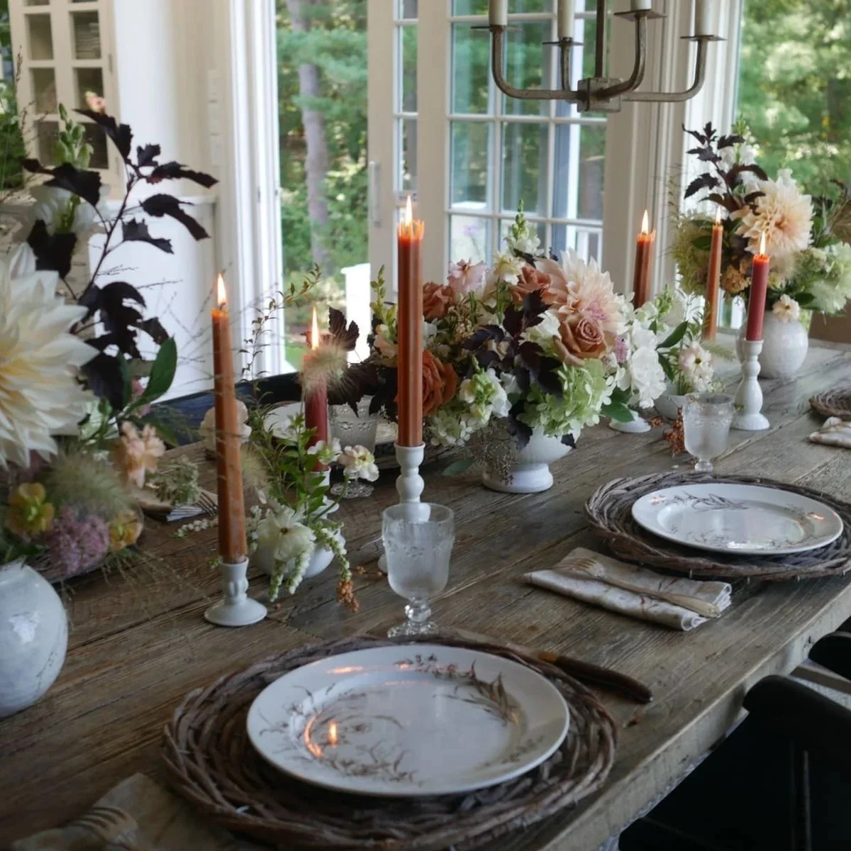 Fall Table Farmhouse Centerpiece For Kitchen Table Fall Decor: Styling A French Farm Table