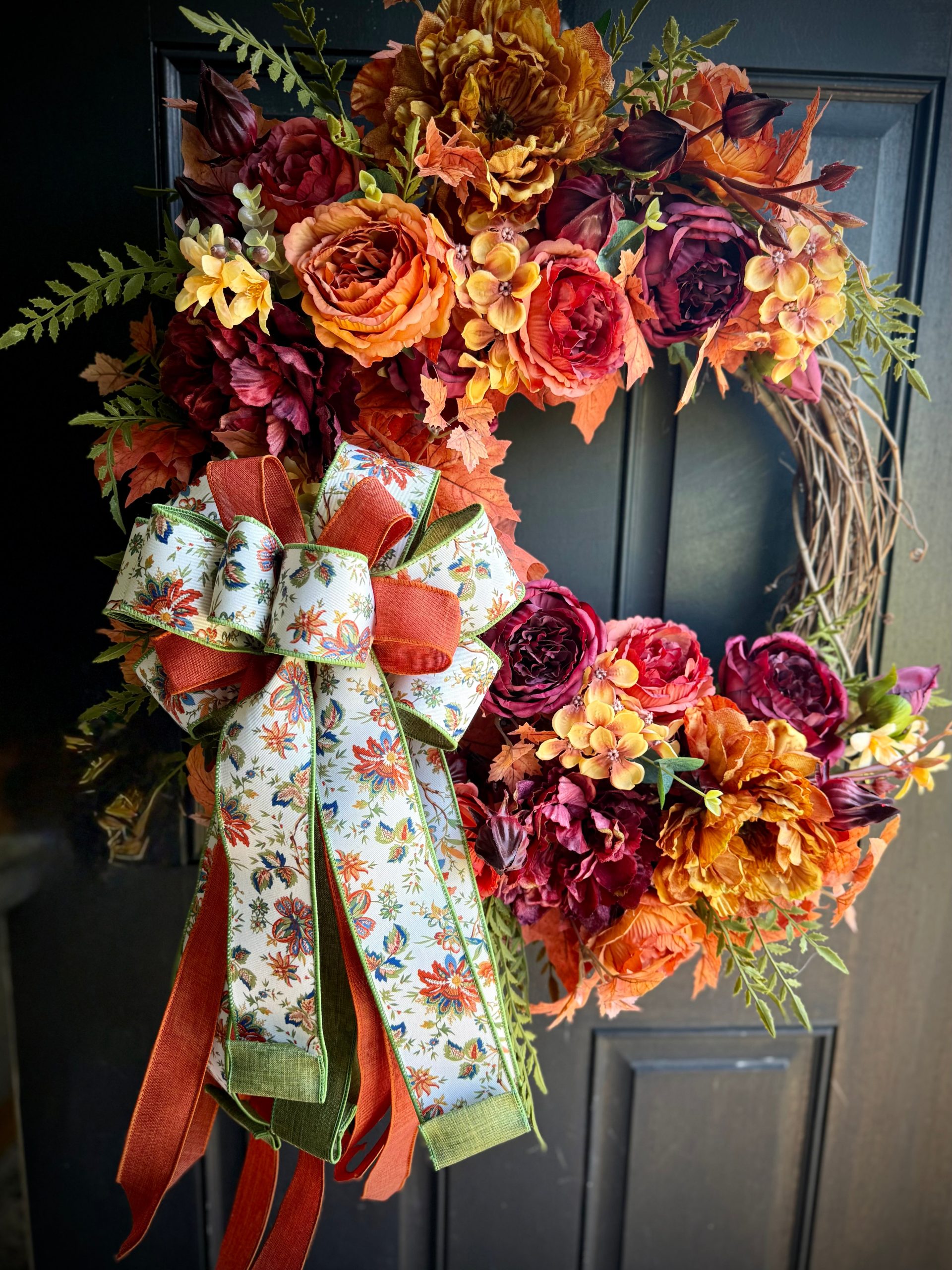 Fall Wreath for Front Door.