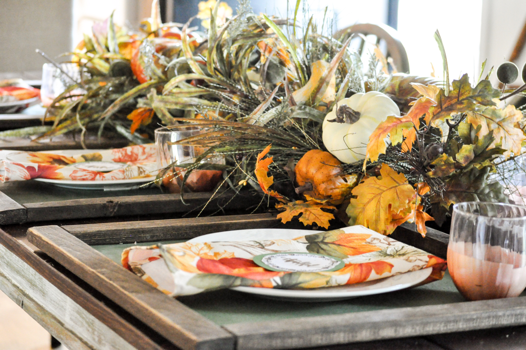 Falling Into Autumn-Tablescape Blog Hop - Clover Lane