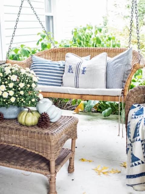Farmhouse Front Porch Decor Ideas for Fall | HGTV