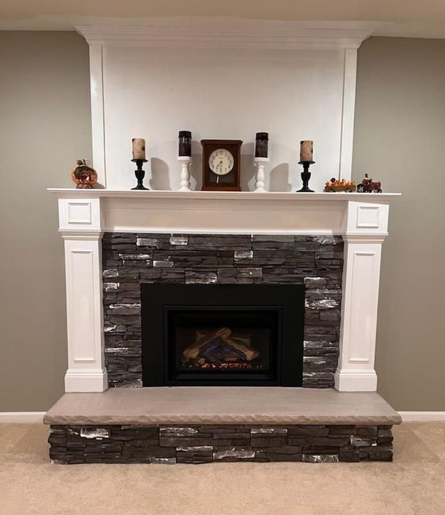 fireplace - McColgan's Masonry - Langhorne, PA