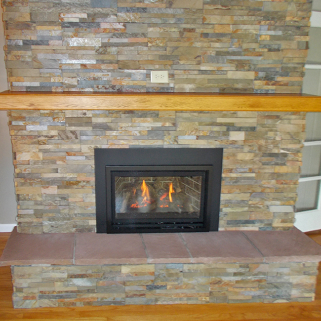 Fireplace Surround Remodel - Dubuque IA - Chimney Specialists