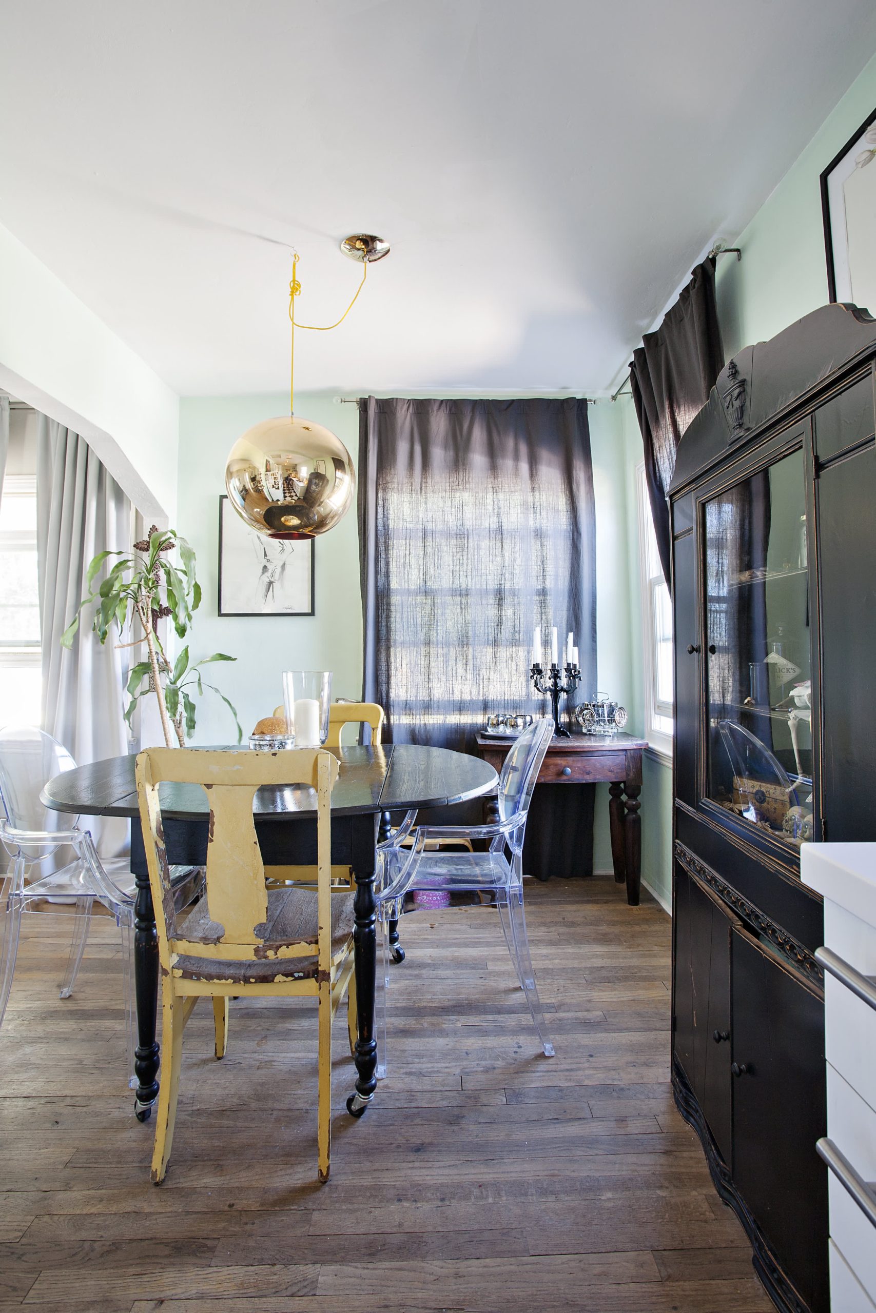 Get the Look: Liz & John's Goth Glam Dining Room | Apartment Therapy