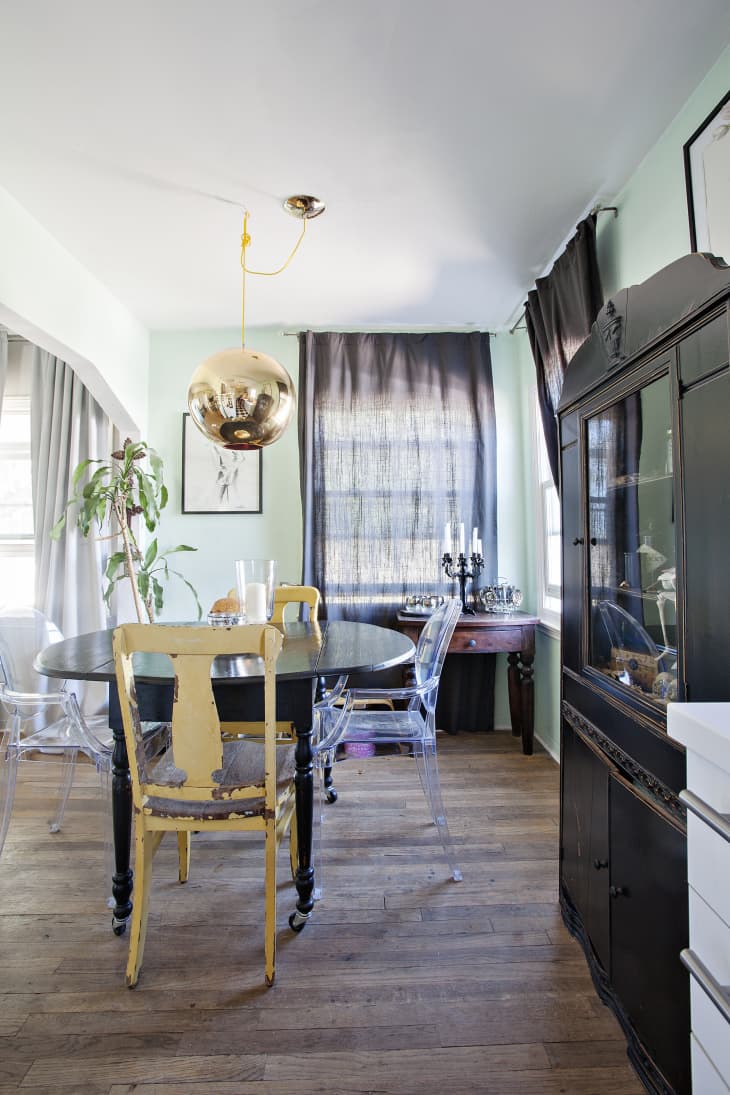 Get the Look: Liz & John's Goth Glam Dining Room | Apartment Therapy