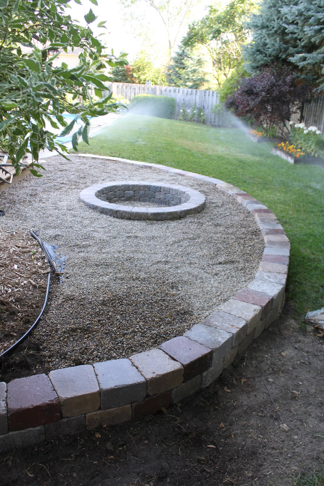 happenstance home: Fire Pit - Complete!