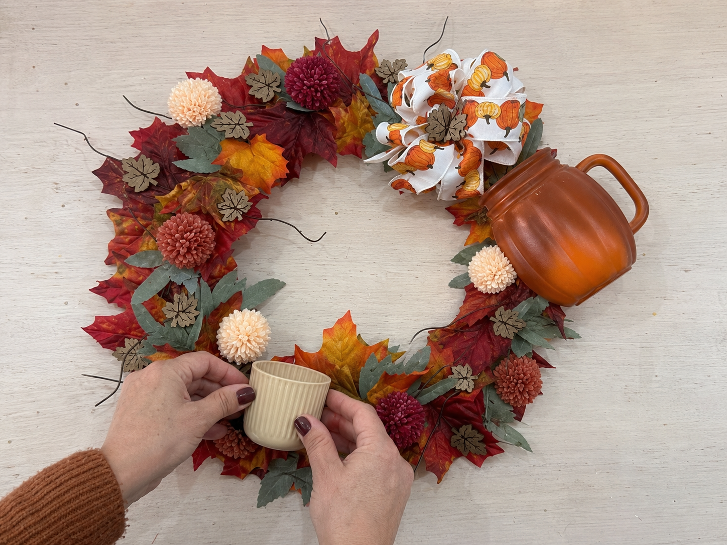 Harvest Haven Wreath: A Dollar Tree-Style Fall Statement - Dollar Tree Craft