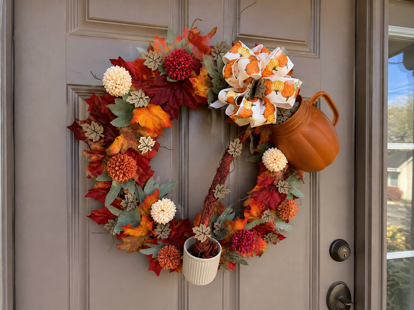 Harvest Haven Wreath: A Dollar Tree-Style Fall Statement - Dollar Tree Craft
