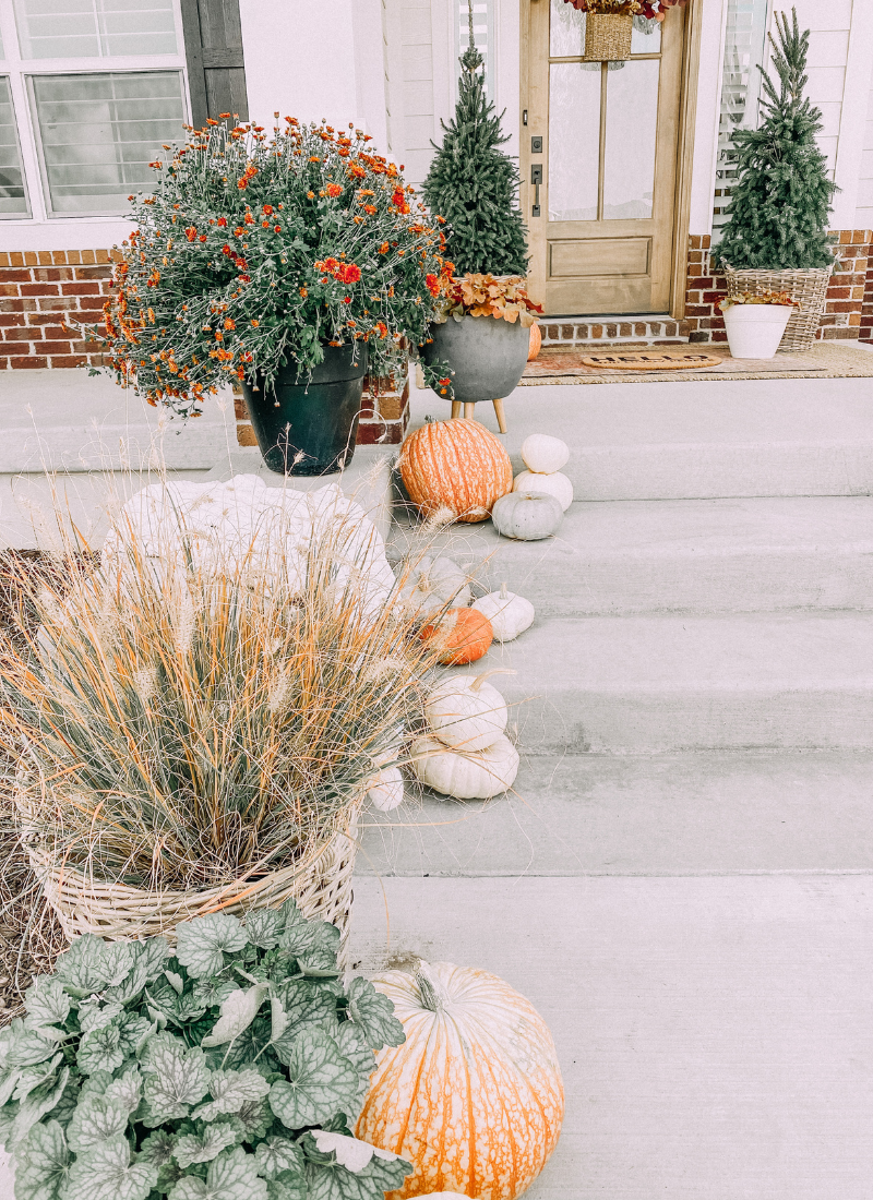 How I Decorated My Front Porch for Fall - Twist Me Pretty