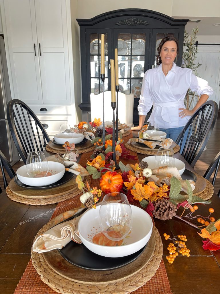 How To Create A Beautiful Fall Tablescape * Hip & Humble Style