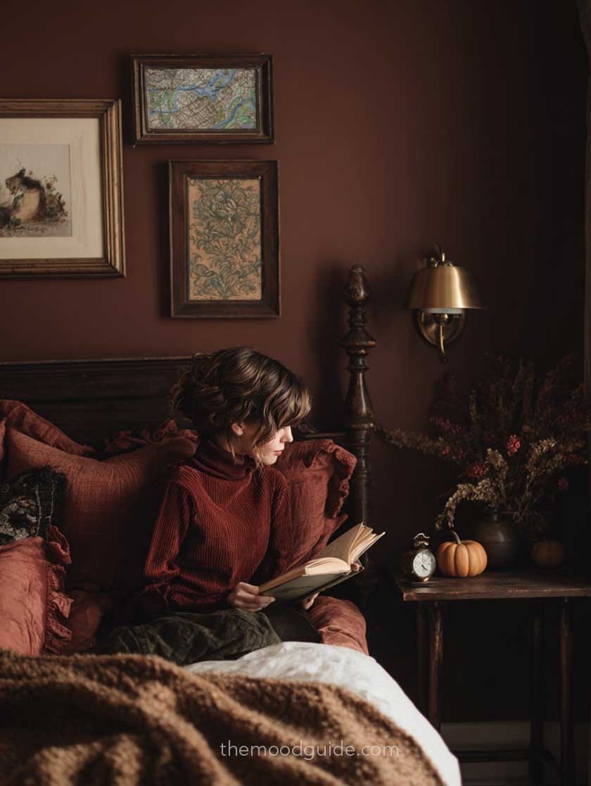How to Create a Dark Academia Fall Bedroom (an Immersive Story) -