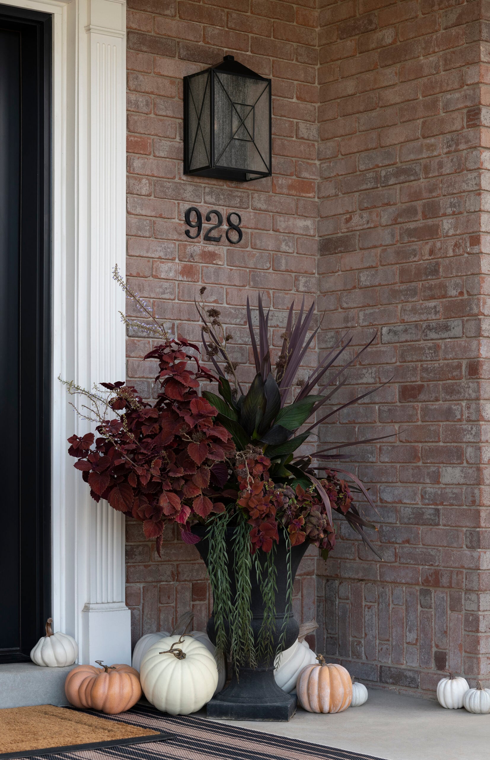 How to Style a Fall Porch- Without Mums