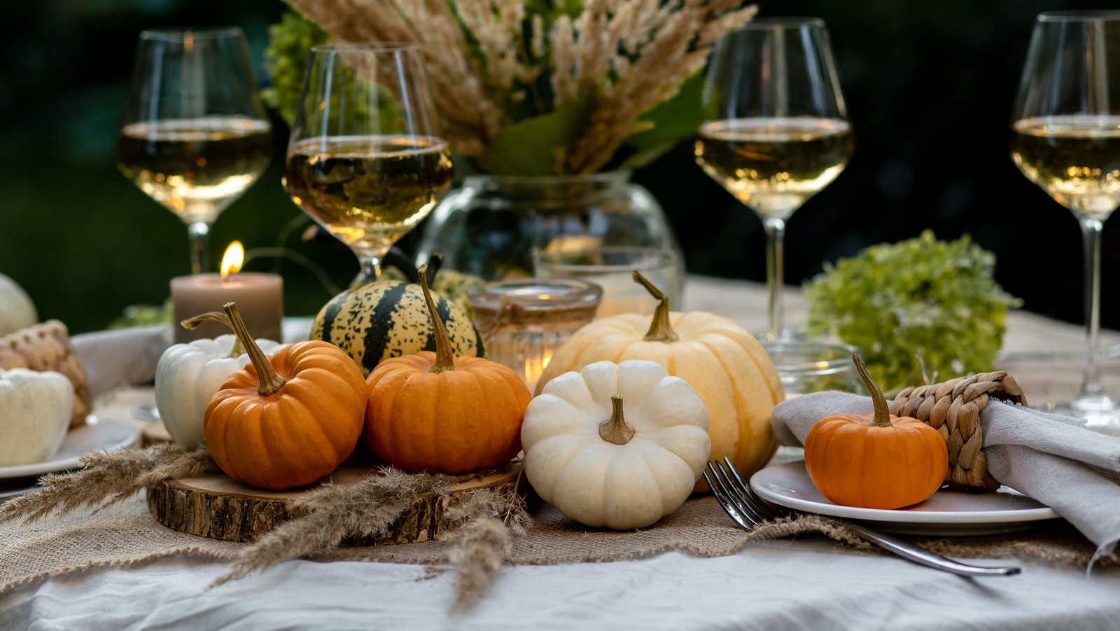 Make An Easy Fall Centerpiece For Your Kitchen With A Handful Of Dollar Store Items