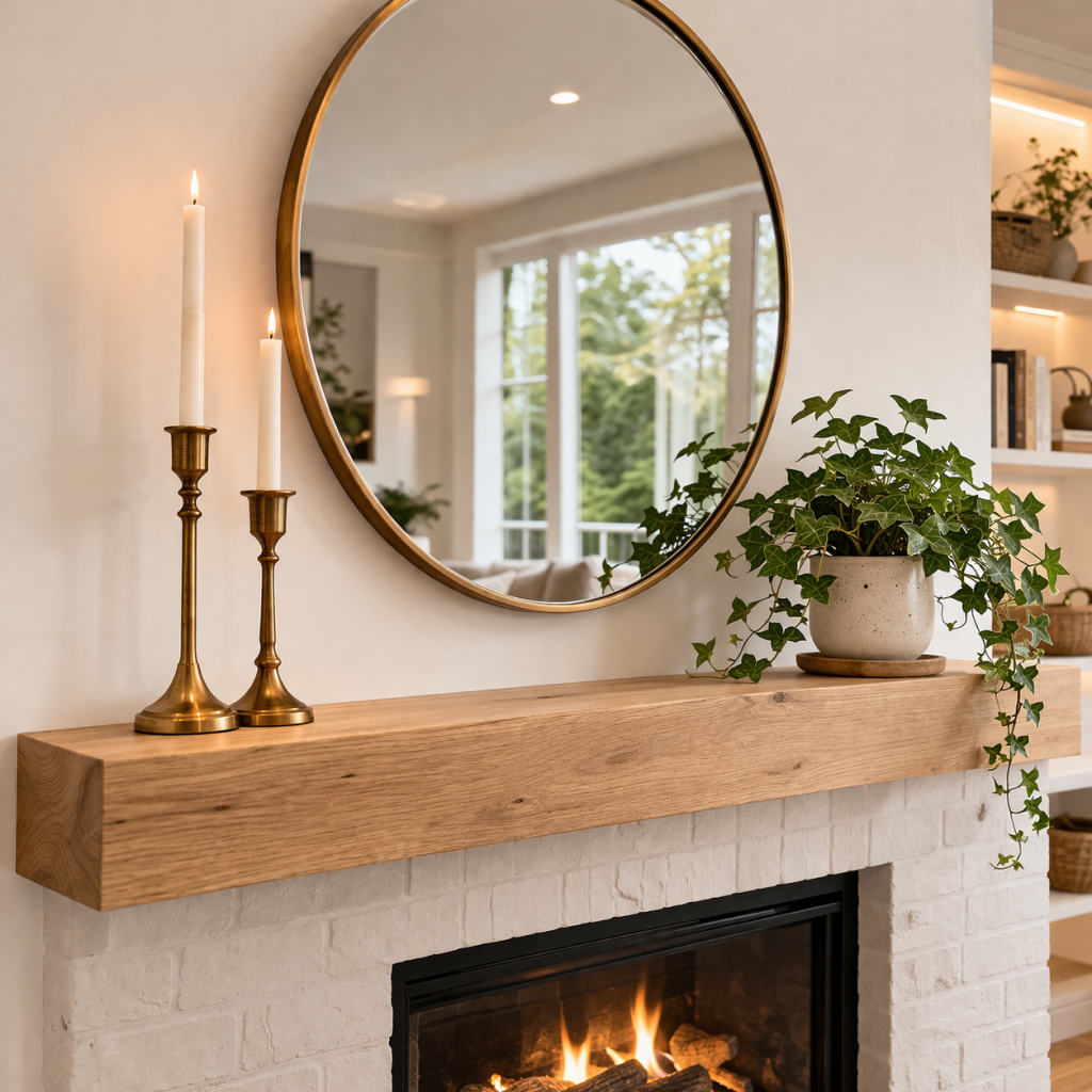 Mantle Lights Mains Fireplace Mantel Decor: How To Style Your Shelf Like A Pro
