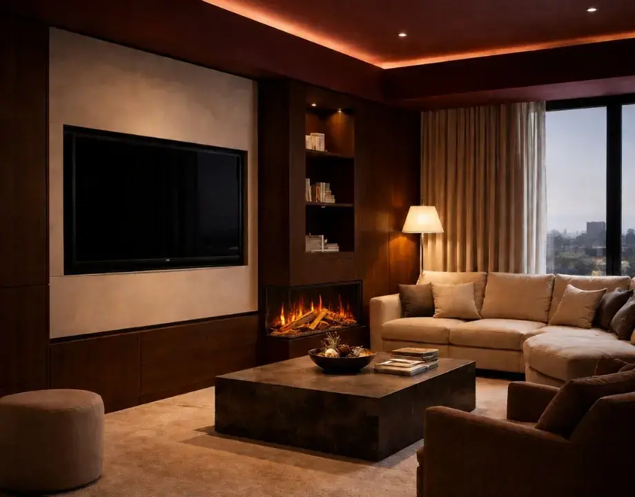 Media wall fireplace: inspiration for your… | Kalfire Fireplaces