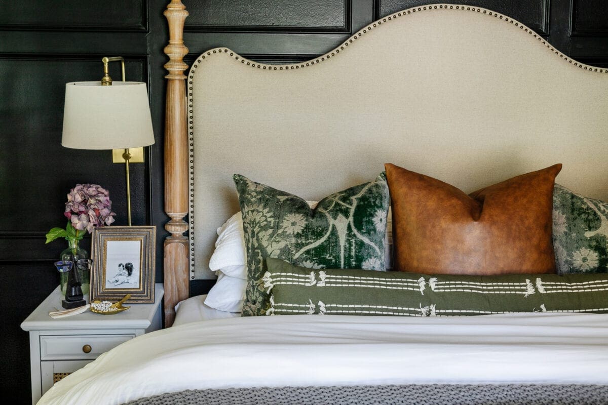 Modern Traditional Fall Bedroom - Bless'er House