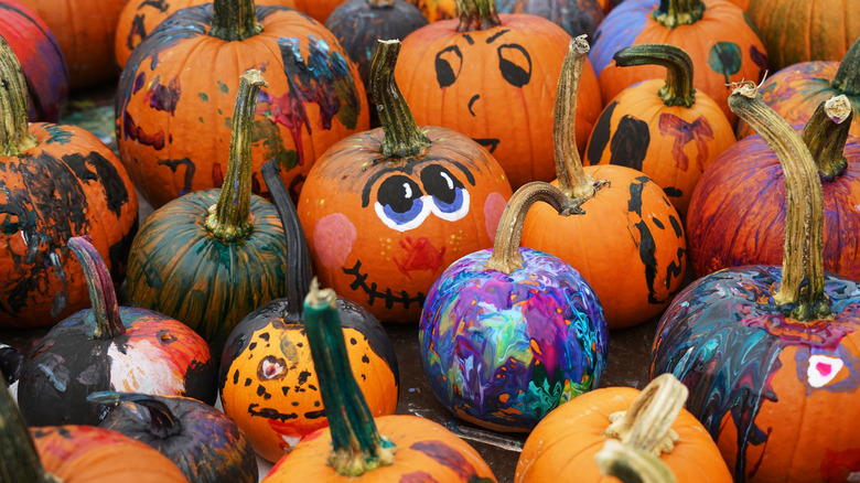 No Knife Is No Problem With These Spooky, No-Carve Pumpkin Decorating Ideas