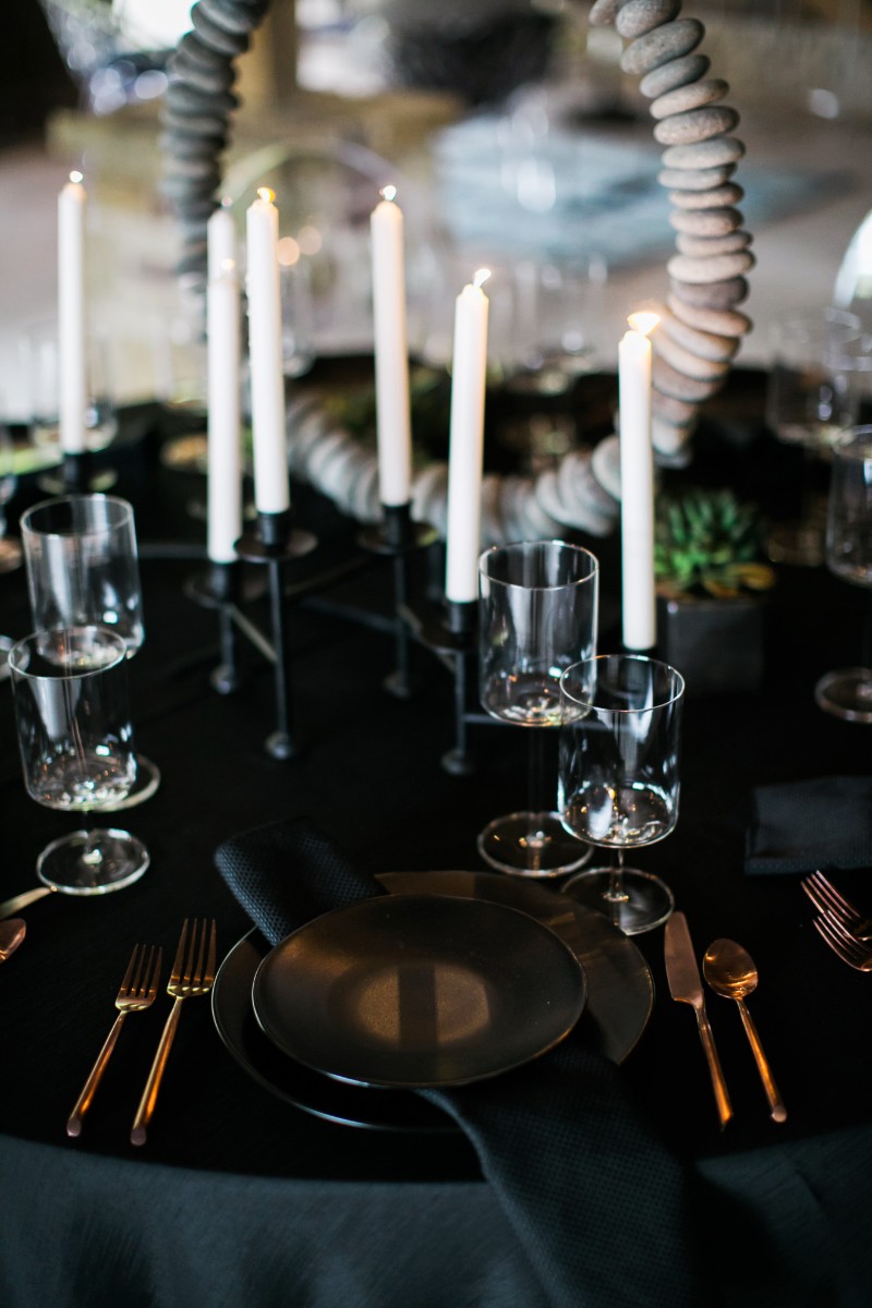 On Trend: All-Black Event Design & Tablescapes - Trends and Inspiration