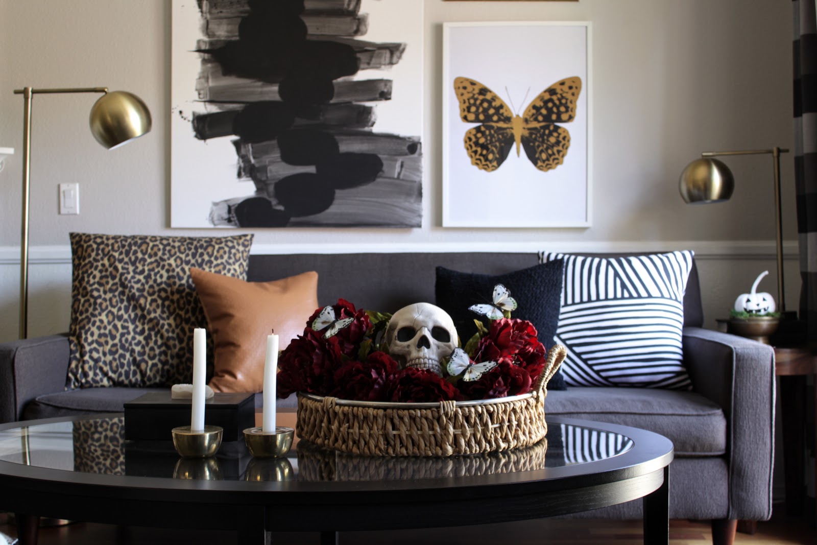Oscar Bravo Home: What's On My Coffee Table - Gothic Style Halloween Centerpiece