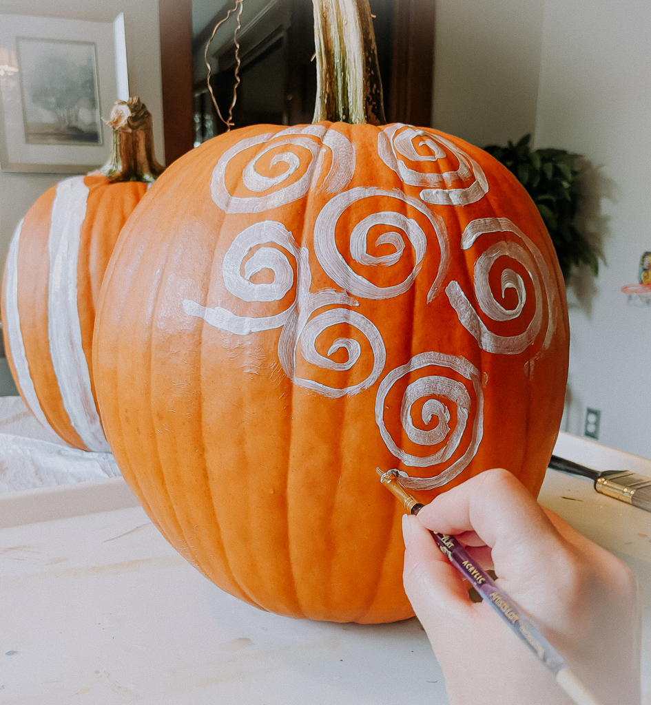 Painted Pumpkin Ideas: From Plaid to Polka Dot - Anchored In Elegance