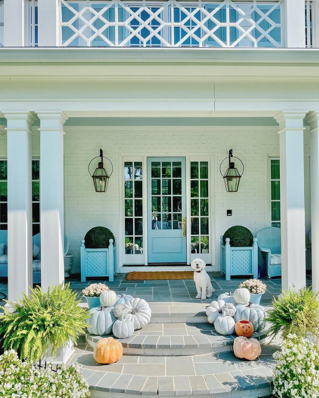 Porch Pumpkin Season | Bevolo