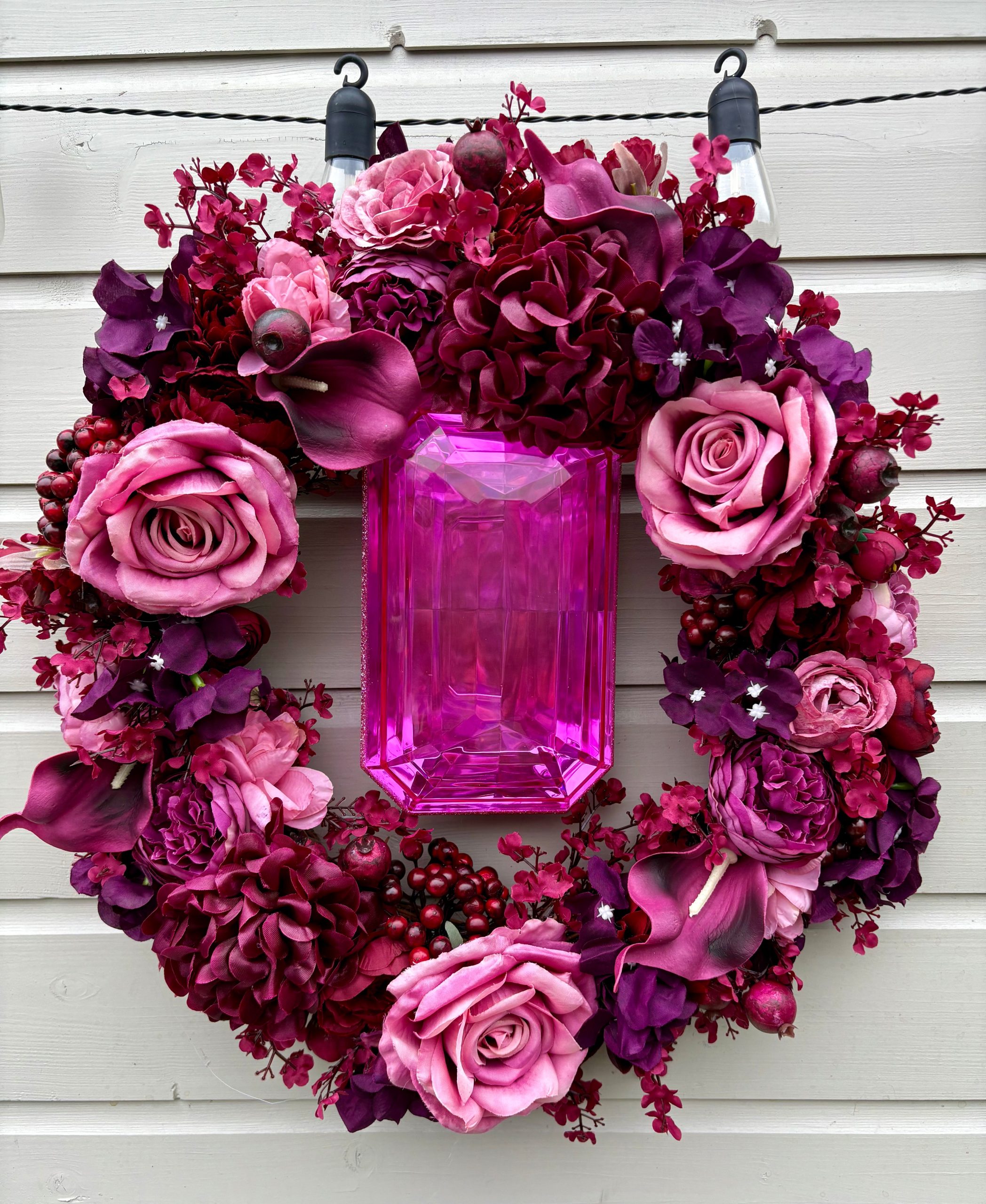 Priscilla Autumn Wreath Handmade Rustic Fall Wreath for Front Door – Ruffles & Curls