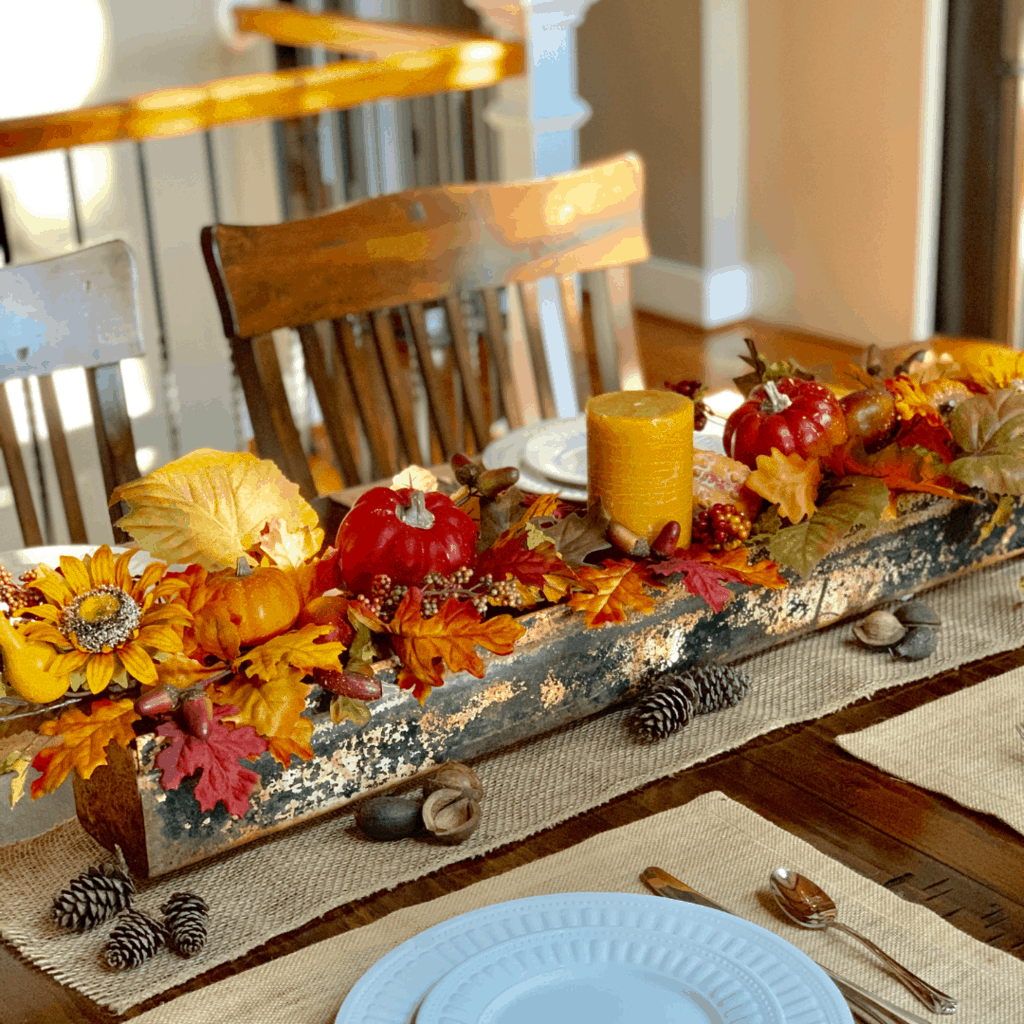 Rustic Centerpiece For Table Rustic Fall Table Decor: Embracing The Colors Of Autumn DIY Home Improvement Blog