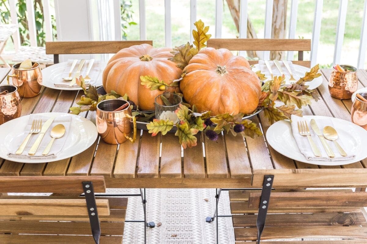 Simple DIY Fall Centerpiece Ideas + the Best Fall Branches - Bless'er House