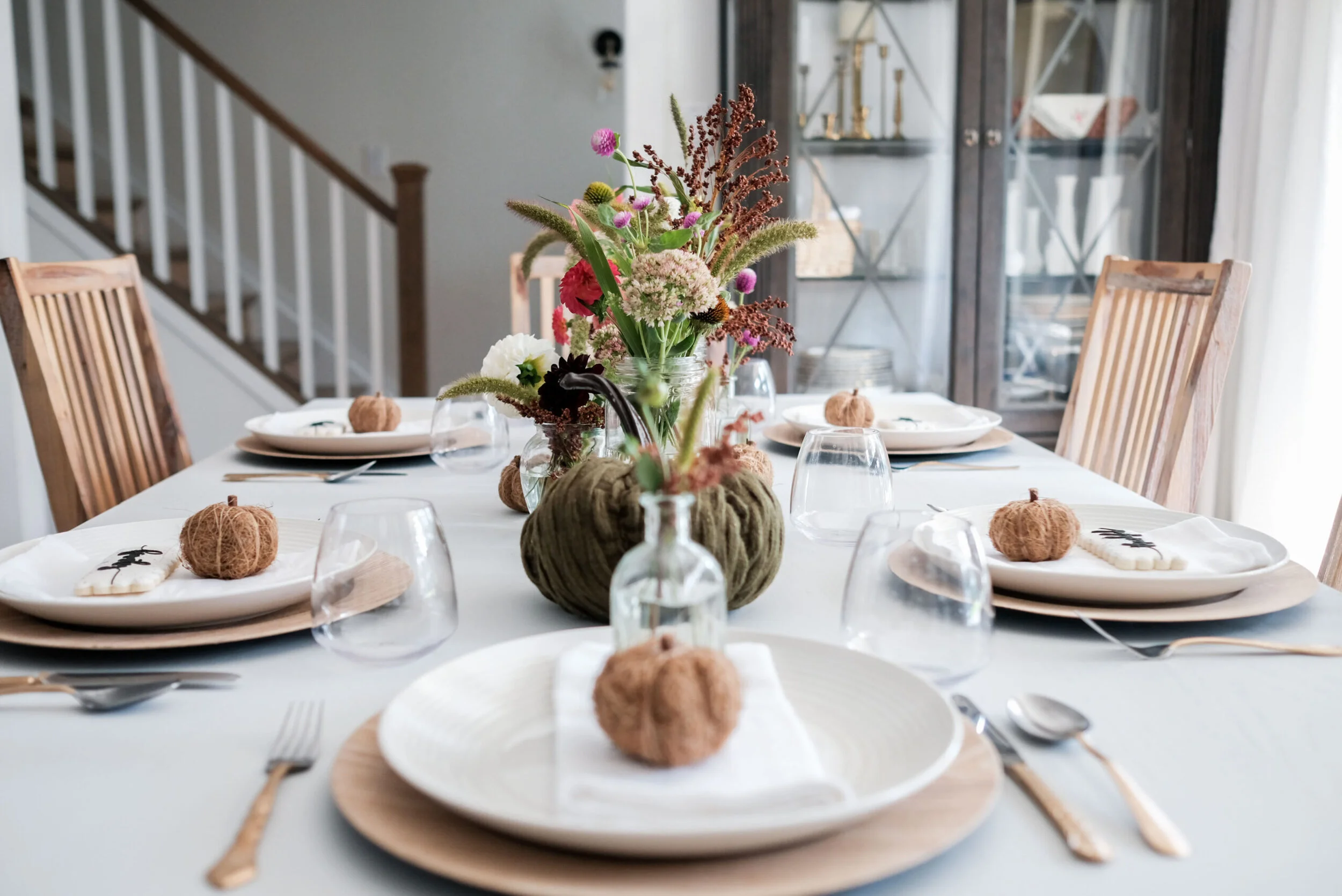 Simple Fall Table Setting — The Learner Observer