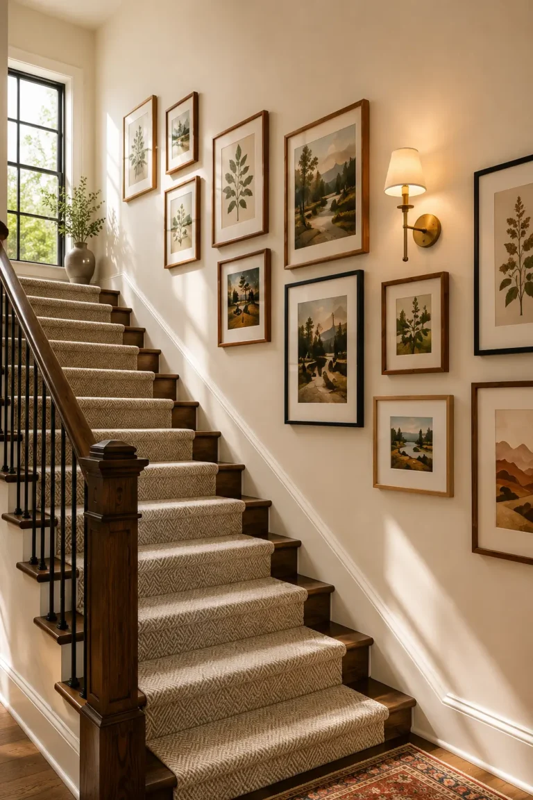 Staircase Wall Decor Ideas for a Beautiful Focal Point