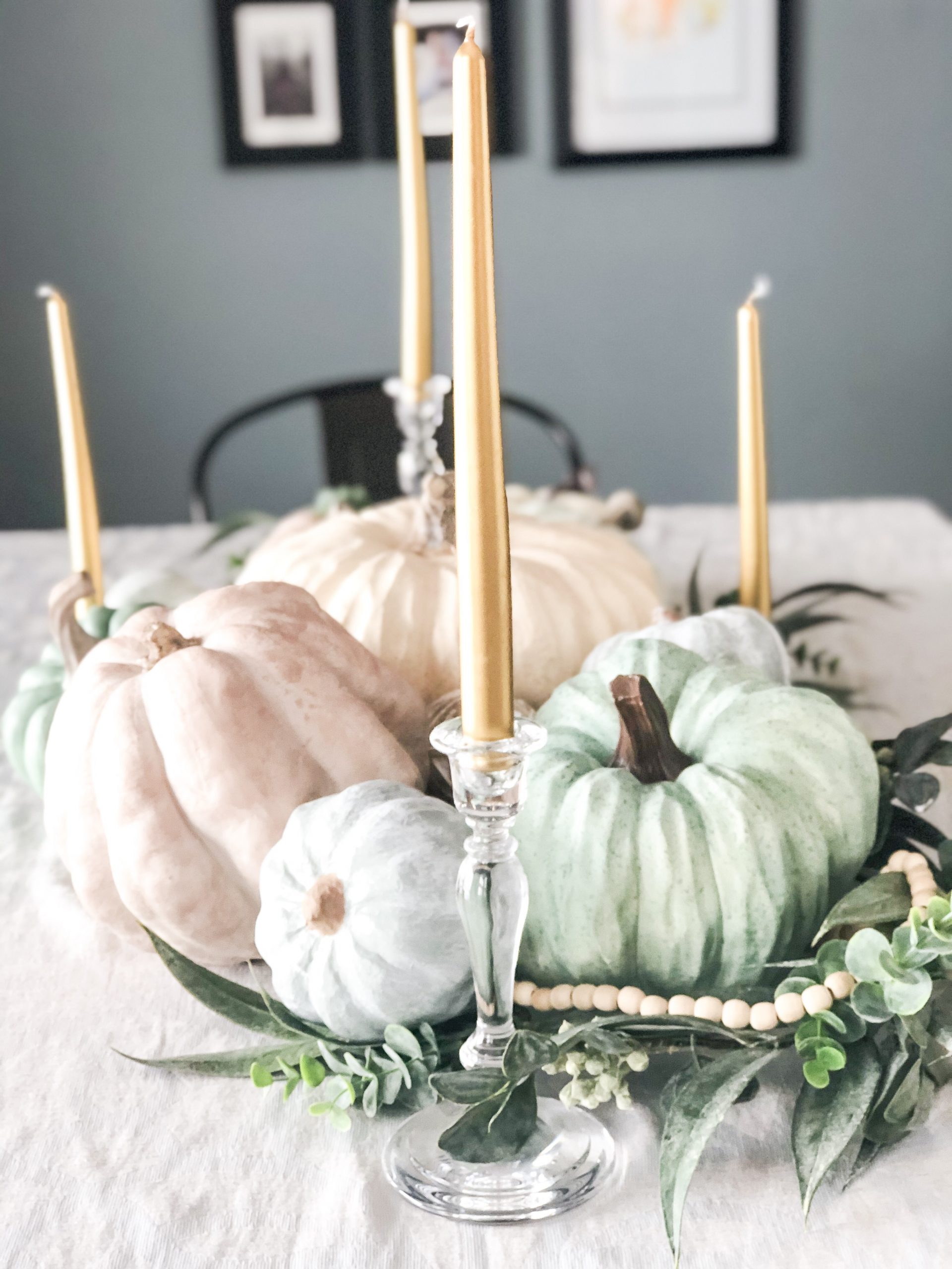 Thanksgiving Fall Neutral Glam Tablescape • 29 Design Studio