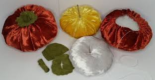 Velvet Plush Pumpkins | National Federation of Women's Institutes