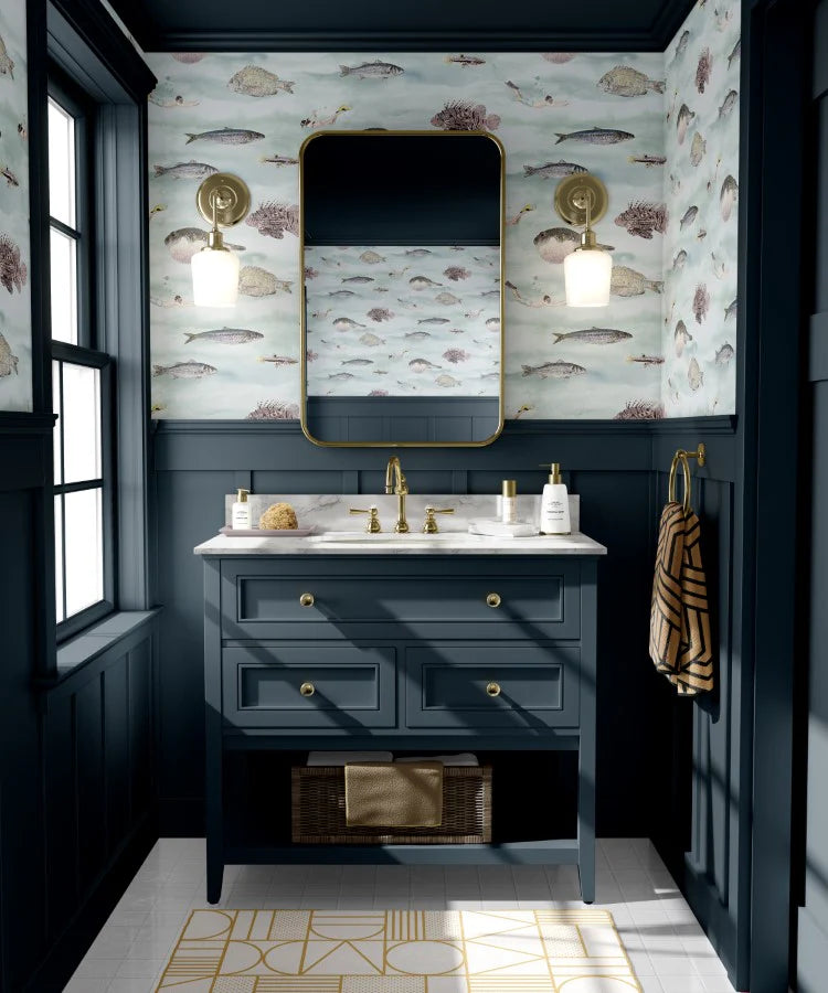 Wainscoting With Wallpaper Ideas and Tips | Hello Circus