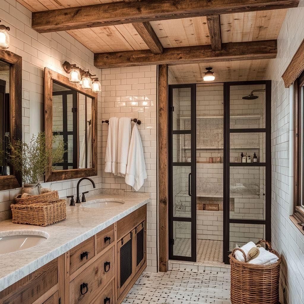 Woodsy Bathroom Decor 32 Rustic Bathroom Ideas For A Warm And Inviting Space