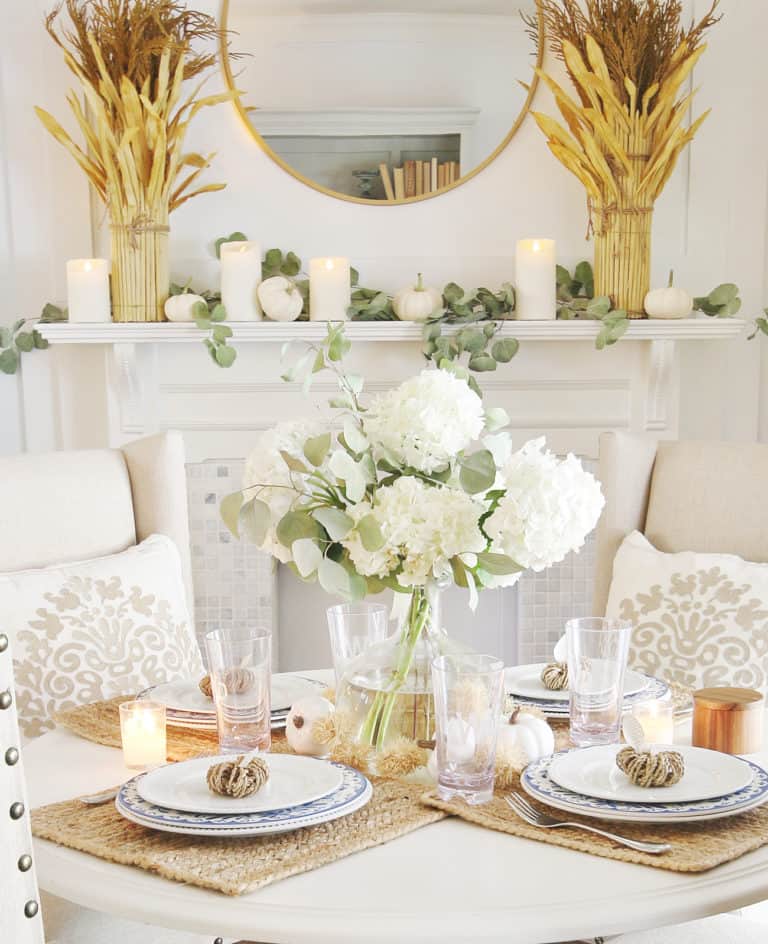 10 Easy AND Gorgeous Thanksgiving Table Décor Ideas - Debi Collinson Designs