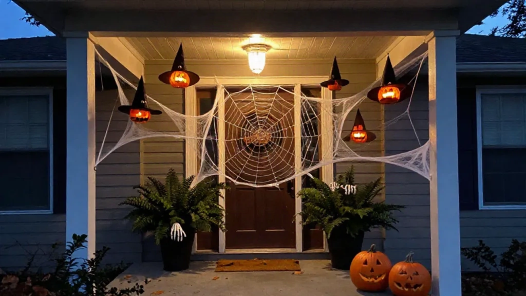 12 Best Halloween Porch Ideas for a Spooky Welcome - Simple Cozy Homes