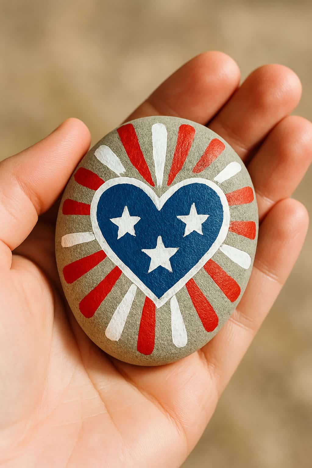 27 Fourth of July Painted Rocks Ideas To Spark Festive Patriotism - The Melrose Family